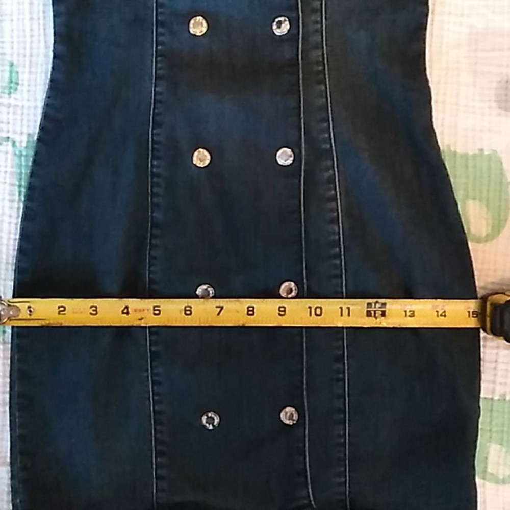 🌟HP🌟GUESS JEAN MINI DRESS - Picture 10 of 12